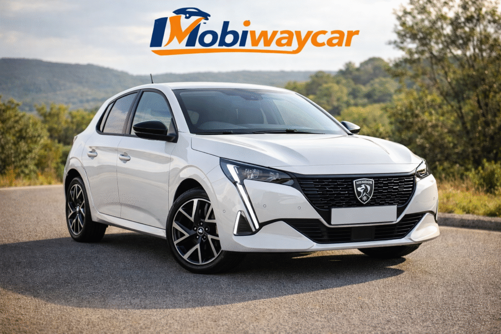 Peugeot 208 manual car rental in Marrakech